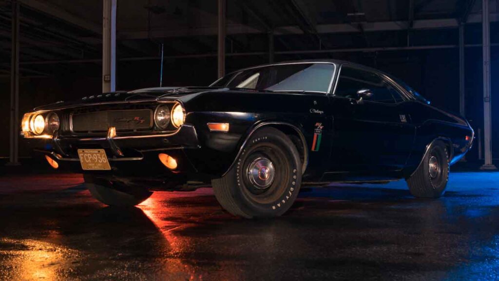 1970 Dodge Hemi Challenger R/T SE—better known as the "Black Ghost"